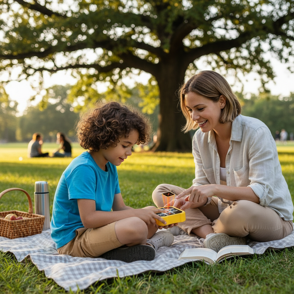 Multifunctional Electronic Tic-Tac-Toe Board Board Games Montessori Puzzle Table Game Chess Chess Set Portable For Adults Kids